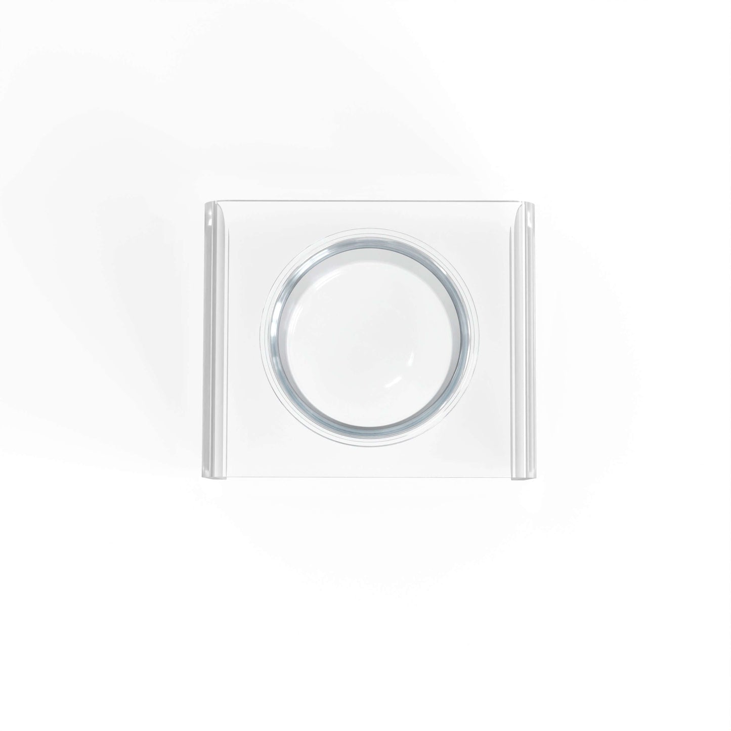 Modern Acrylic Glass Bowl Feeders, Standard Style, Single Bowl