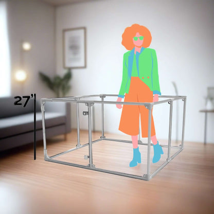 27" (69 cm) Tall Medium Lucidium Pet Pen.