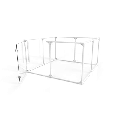 27" Tall Medium Lucidium Pet Pen, WHITE - (Unused Return)