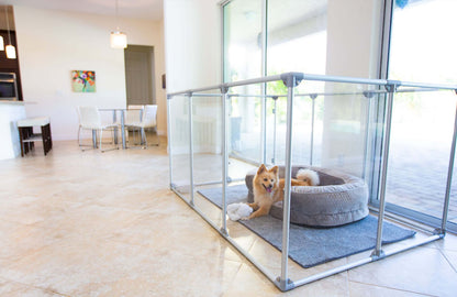 36" Tall Large Lucidium Pet Pen, WHITE - (Unused Return)