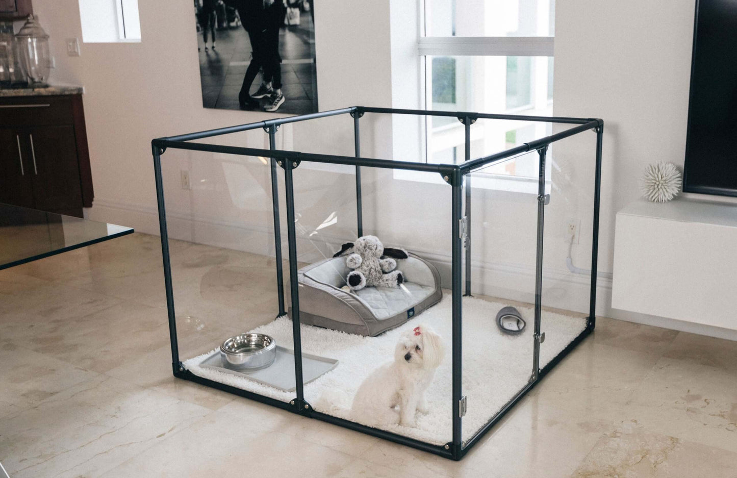36" (91 cm) Tall Medium Lucidium Pet Pen.