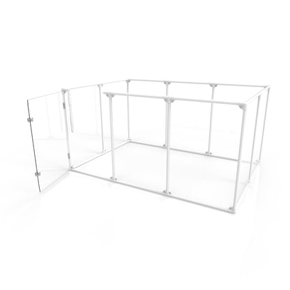 36" Tall Large Lucidium Pet Pen, WHITE - (Unused Return)