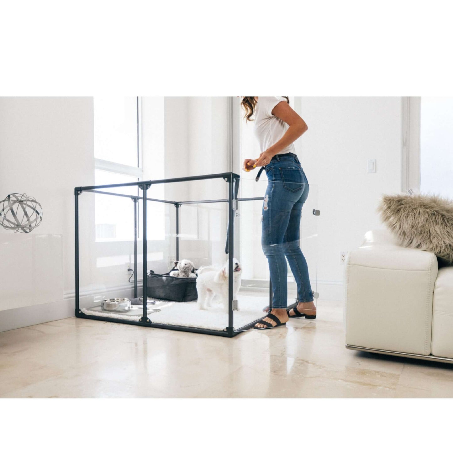 36" Tall Medium Lucidium Pet Pen