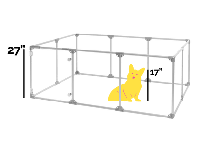 27" Tall Large Lucidium Pet Pen