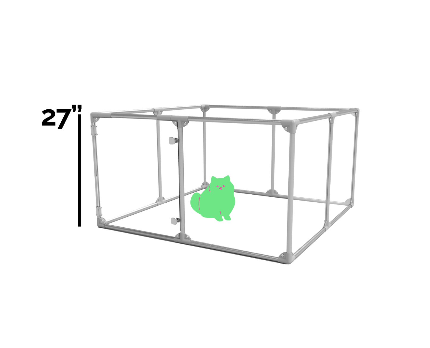 27" Tall Medium Lucidium Pet Pen