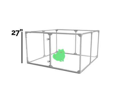 27" (69 cm) Tall Medium Lucidium Pet Pen.