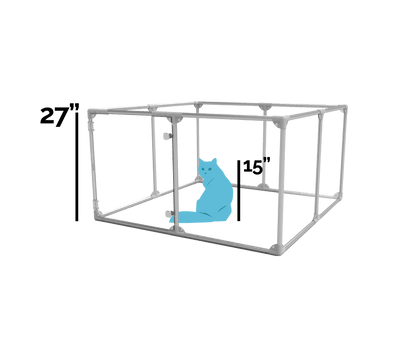 27" Tall Medium Lucidium Pet Pen