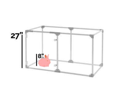 27" Tall Small Lucidium Pet Pen