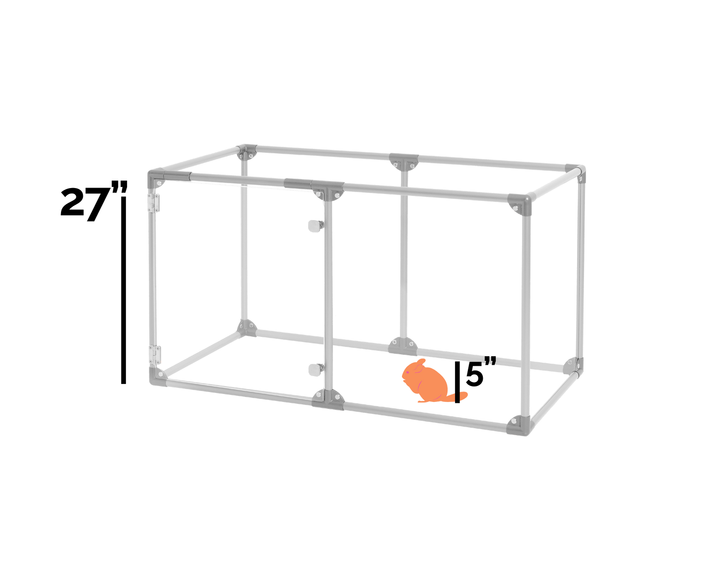 27" (69 cm) Tall Small Lucidium Pet Pen.