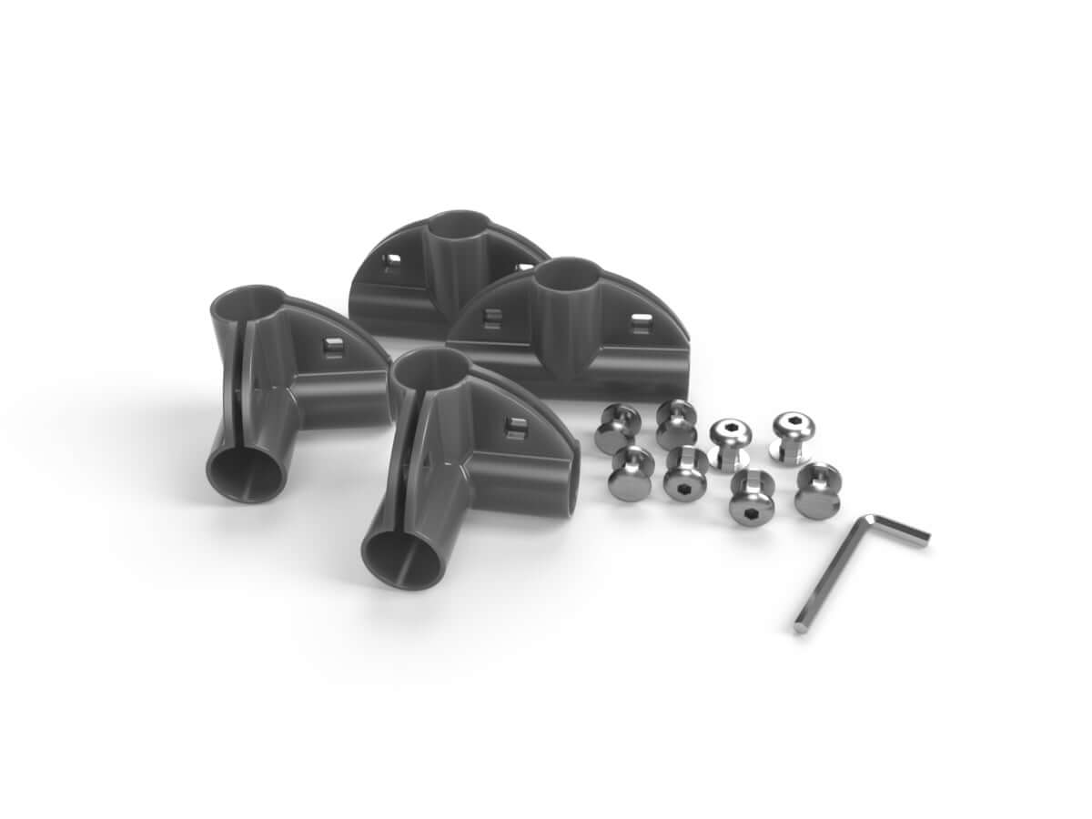 Lucidium Connector Kit, (2) Walls, (2) Corners.