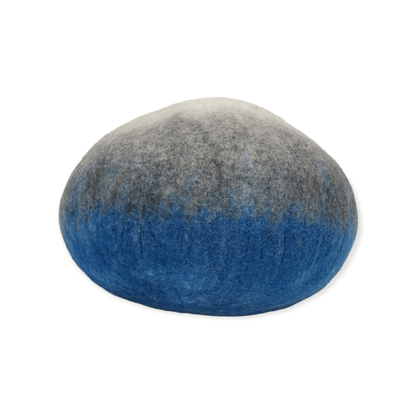 Felt Cat Cave, White, Gray and Blue